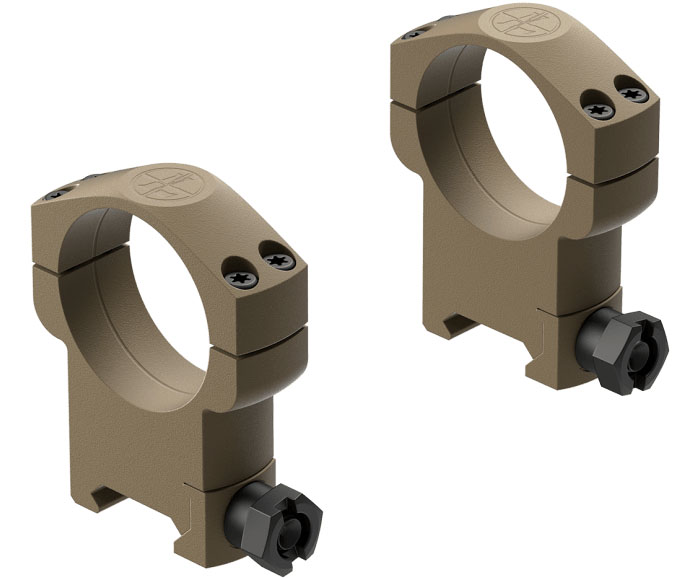 LEU MARK 4 35MM SUPER HIGH ALUMINUM FDE RINGS - Optic Accessories